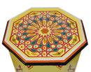 Handmade Moroccan Coffee Table – Hand Painted Moorish Accent End Table Decor